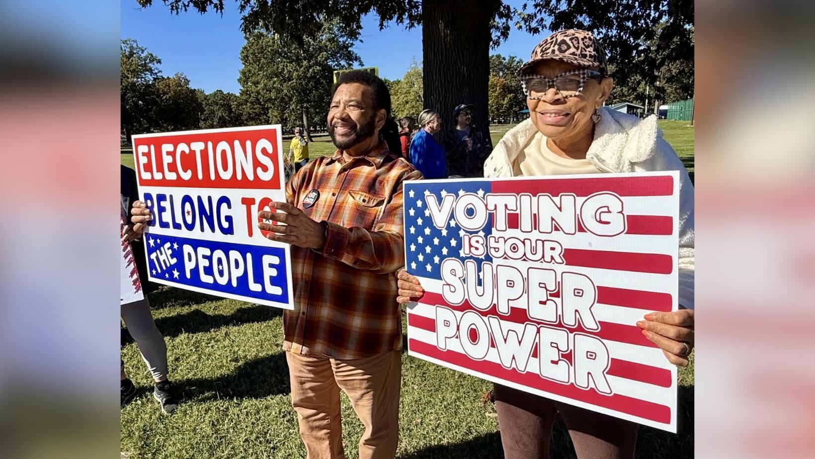 No Kings rally in Paducah encourages early voting