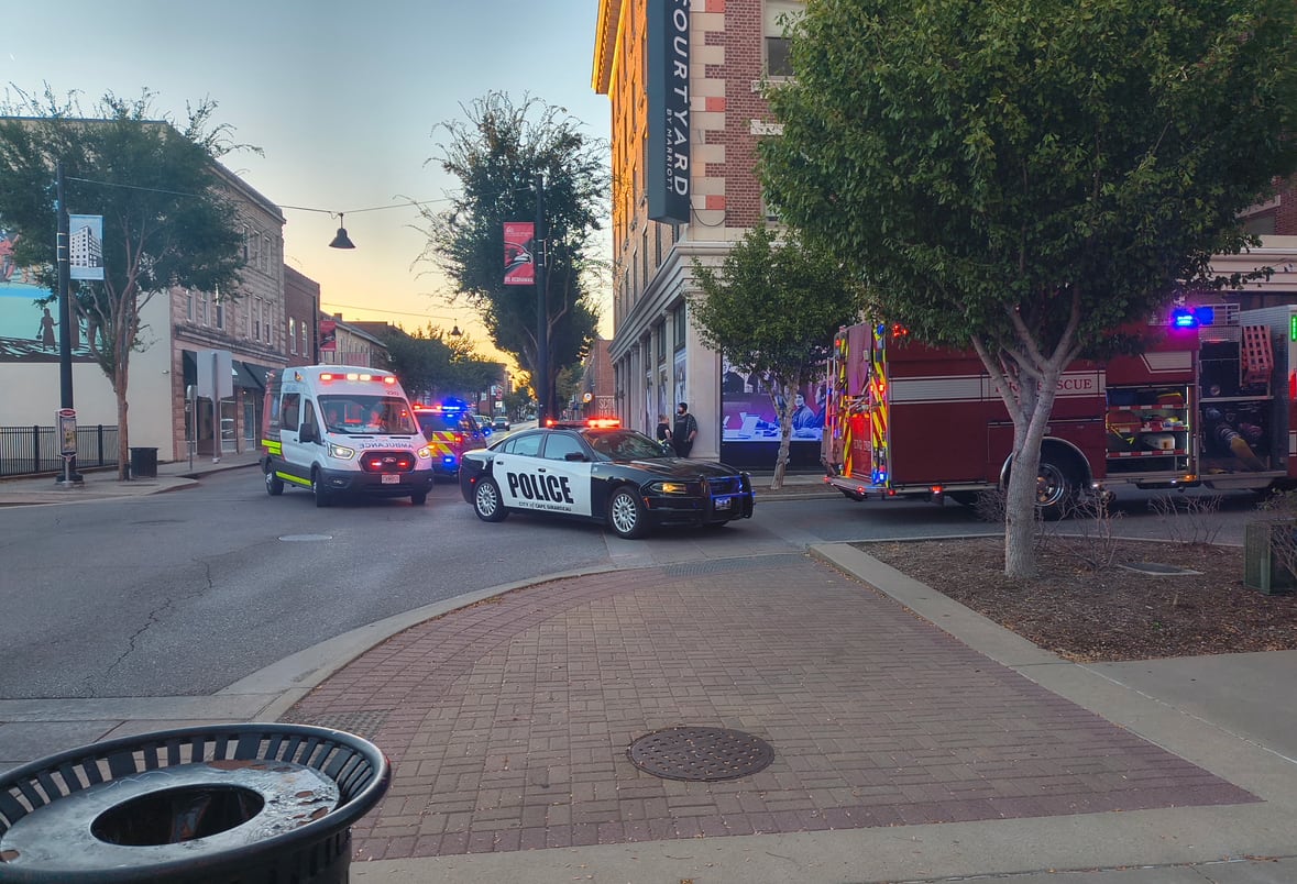 Bicyclist hit by vehicle on Broadway in Cape