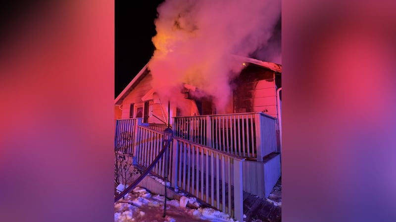 House fire on E. Gladys Street in Sikeston.