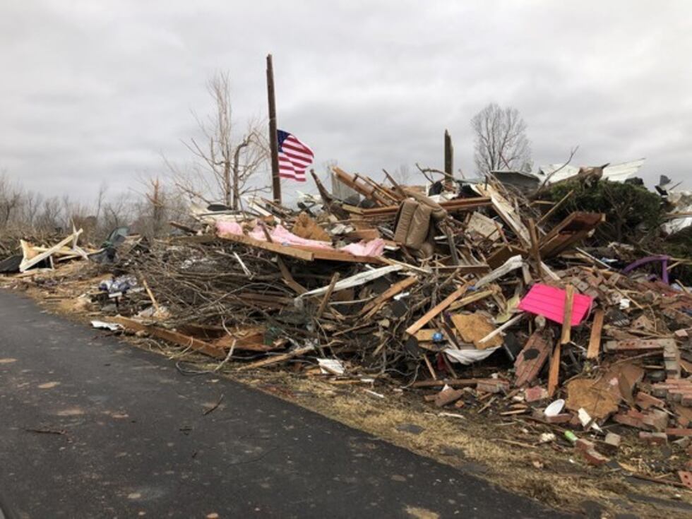 Kentucky State Police Posts 11, 13 and 10 collected items for communities in western Kentucky...