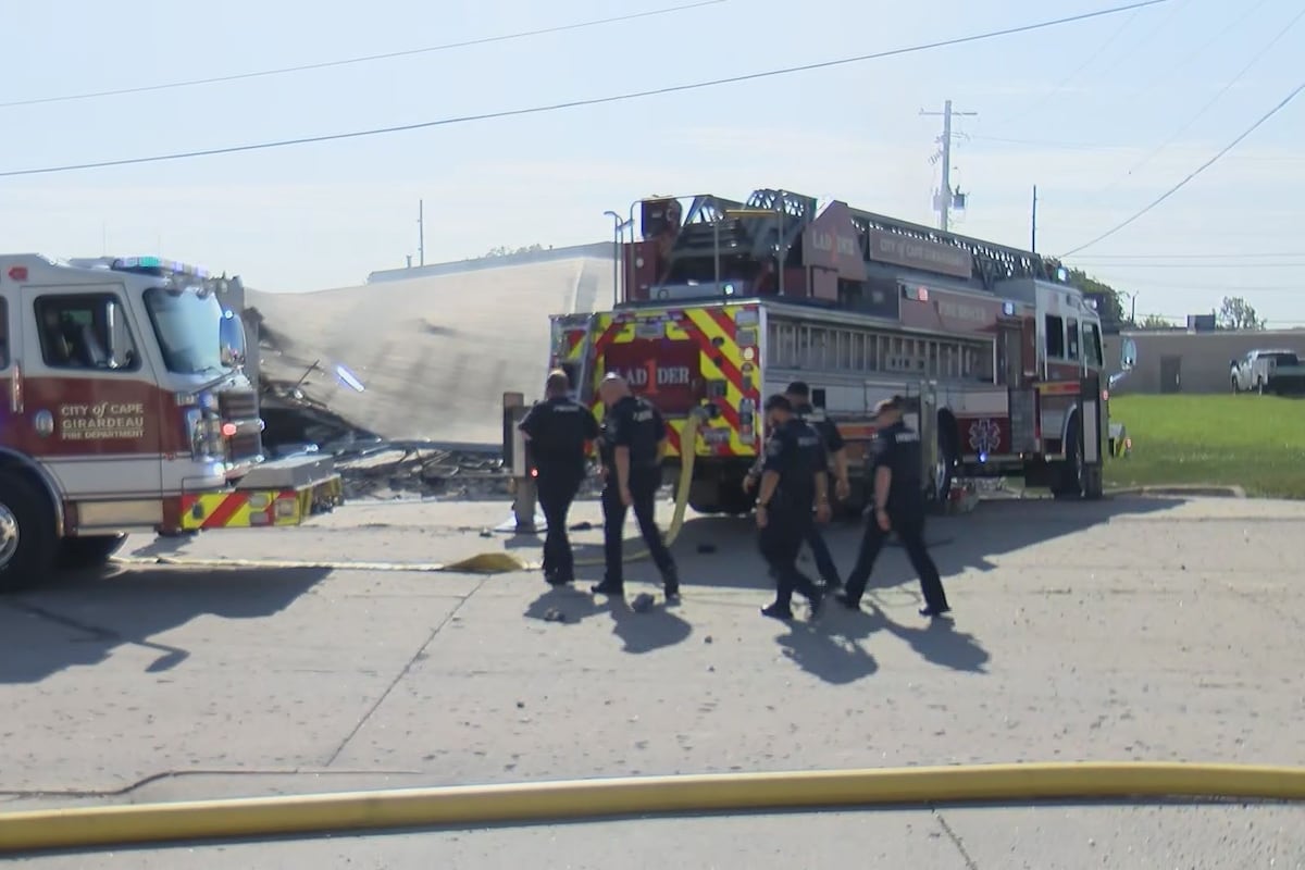 Exoploding Building Explosion leads to partial building collapse in south Cape Girardeau