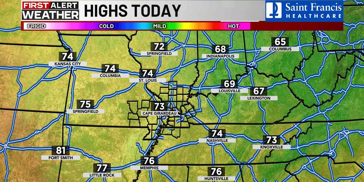 First Chilli Weather Time First Alert: Chilly morning warms up by this afternoon