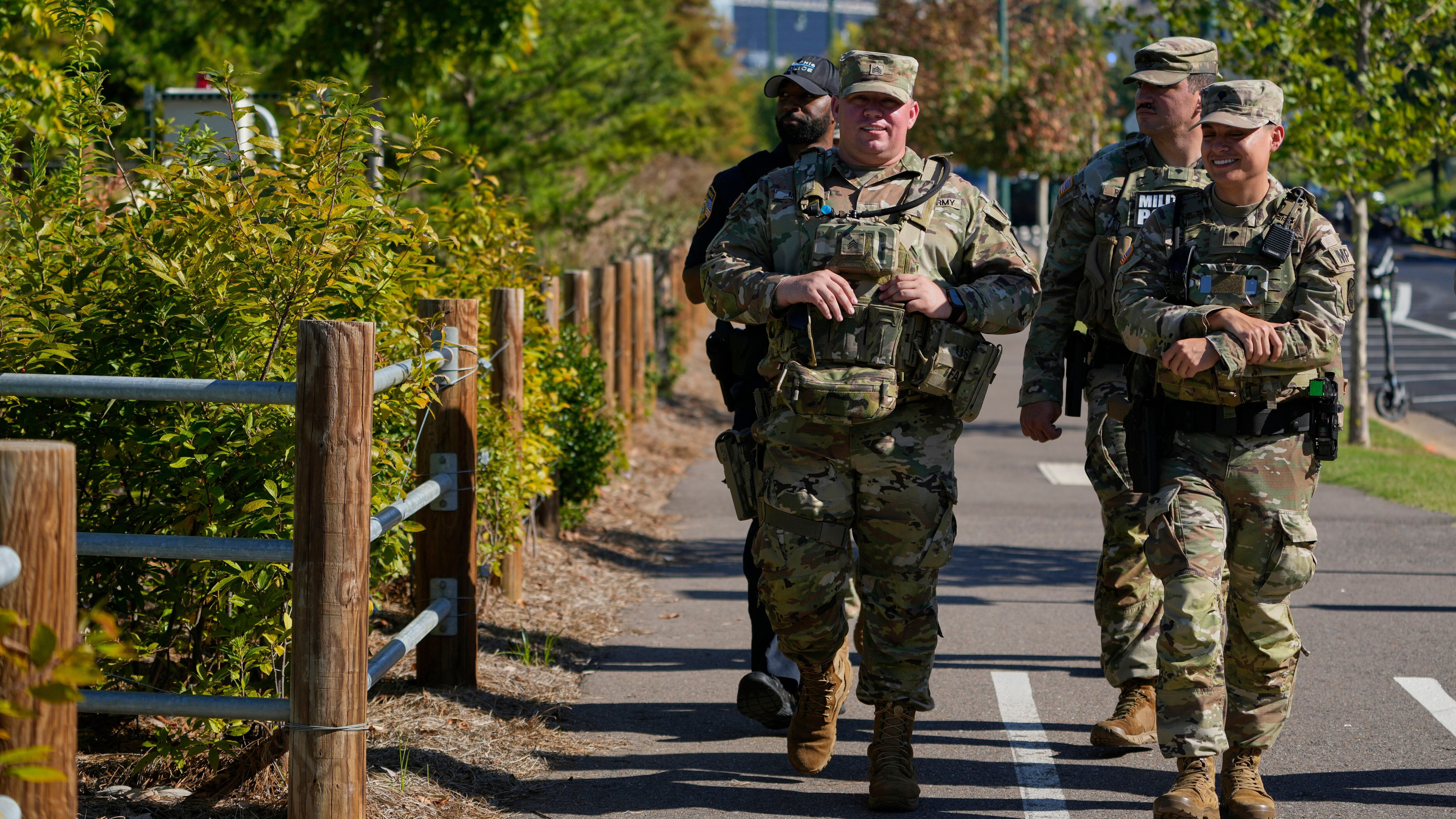 Police detained man for following National Guard while playing Darth Vader theme song, lawsuit says