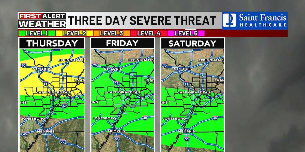 First Alert: Foggy morning; Strong storms possible through Saturday