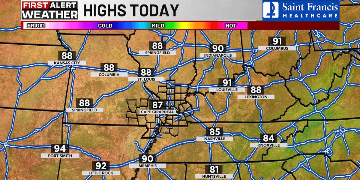First Alert: Slightly warmer week with summertime pop-up storms possible