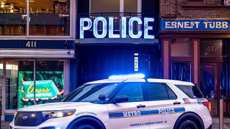 FILE: Metro Nashville Police Department's new precinct on Broadway in downtown Nashville.