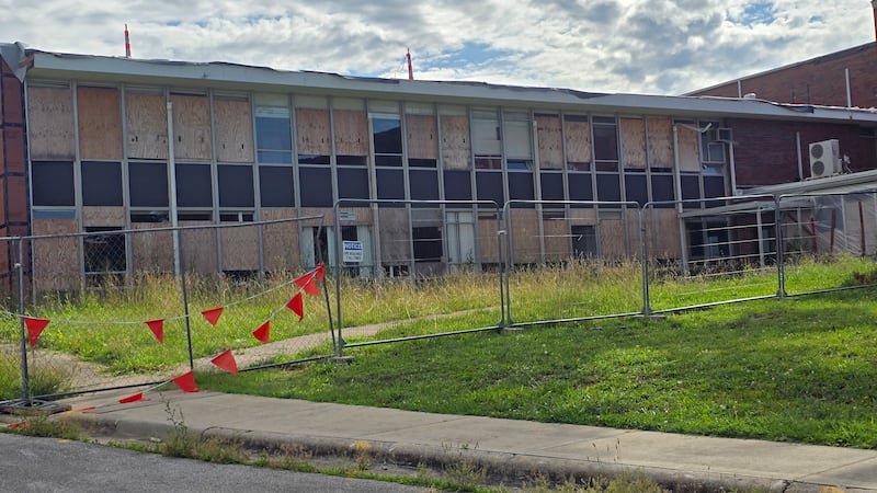This is what tornado-damaged Perryville High School looked like on Thursday, June 18, ahead of...