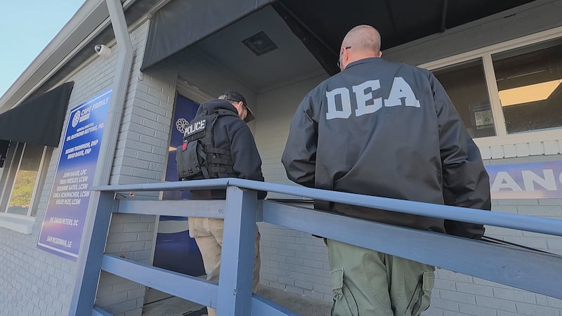 The Drug Enforcement Administration served a search warrant at a health clinic in Cape...