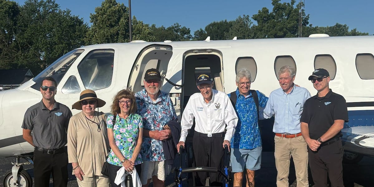 101-year-old World War II veteran gets fulfills wish to visit WWII Museum