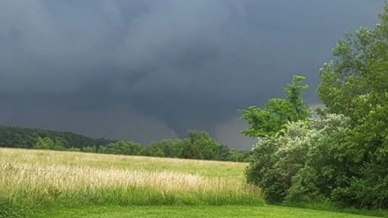 A viewer sent us this photo looking toward Lake of Egypt in Williamson County, Ill. on Sunday,...