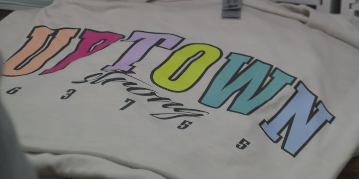 Stitched & Stamped sells “Uptown Strong” shirts to help Jackson businesses impacted by fire