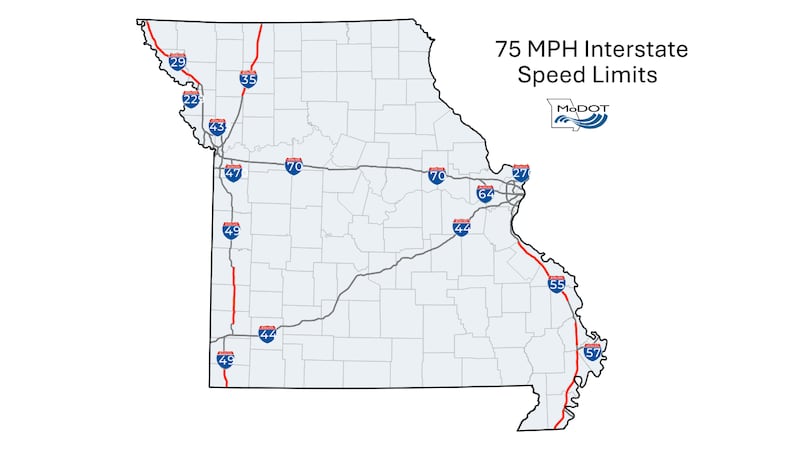 Increased speed limits in Missouri: Here’s where
