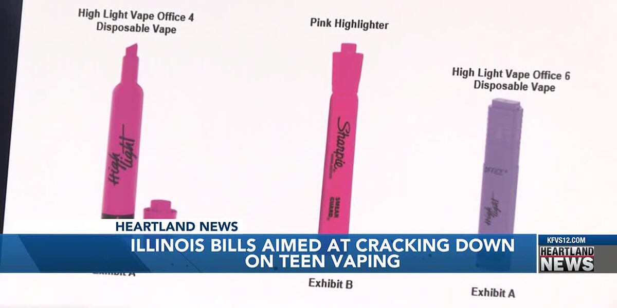 Illinois bills aimed at cracking down on teen vaping Illinois bills aimed at cracking down on teen vaping