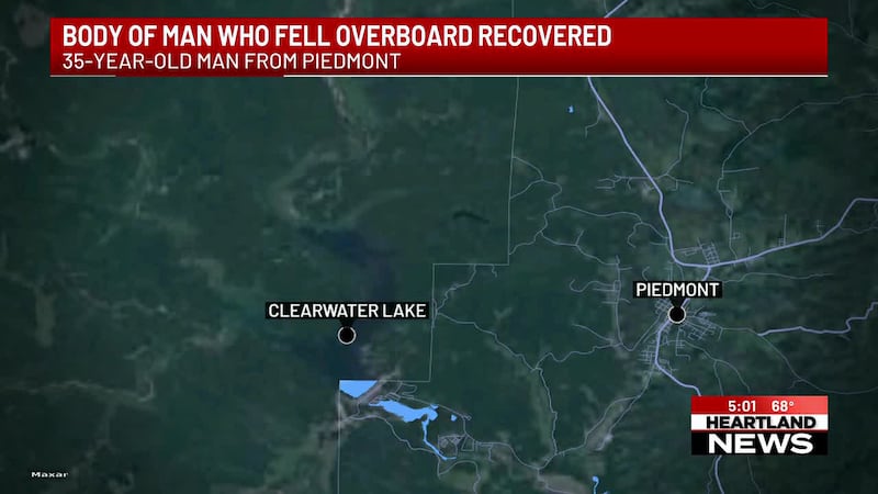 The search is over for a man who fell overboard from a pontoon on Clearwater Lake over the...