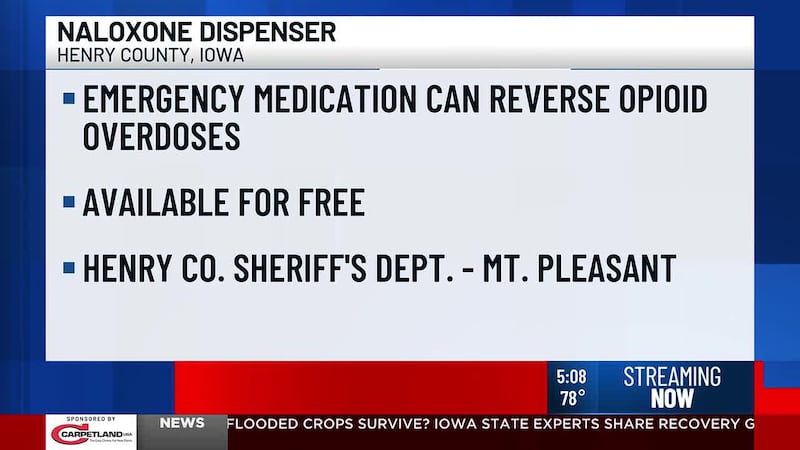 It's available for free at the Sheriff's Department in Mount Pleasant.