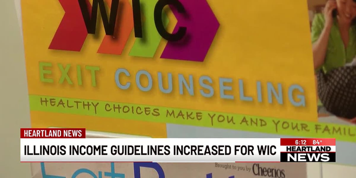 Illinois income guidelines increased for WIC