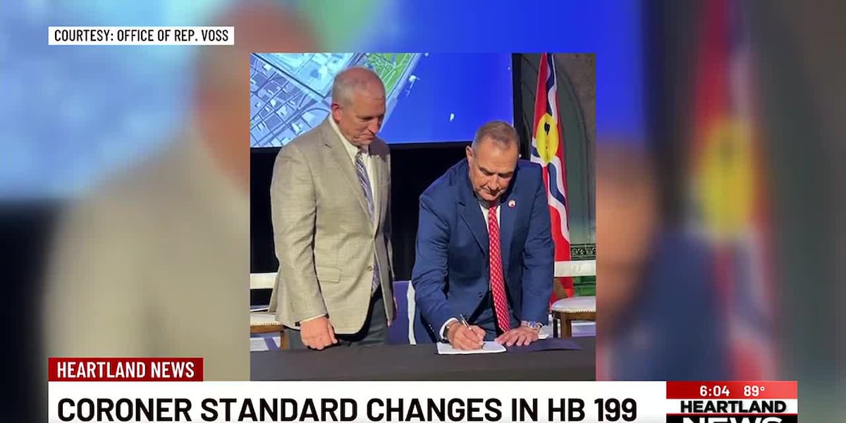 Missouri Governor signs bill that changes coroner standards across Missouri