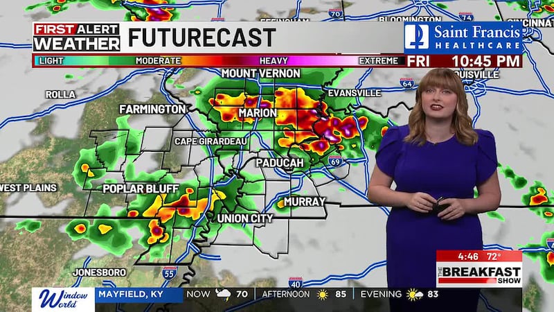 First Alert Weather at 4:45 a.m. 7/10