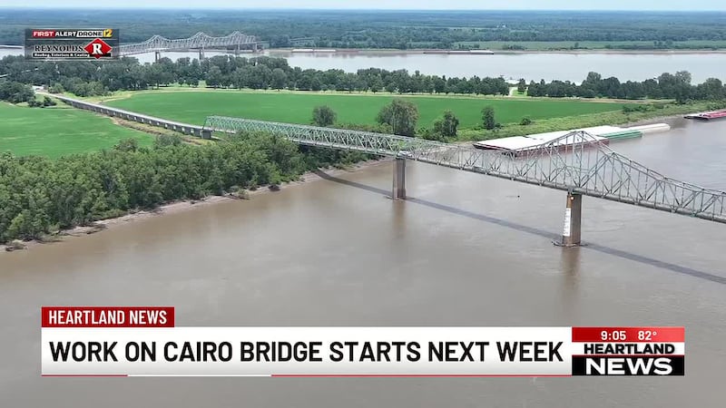 The Kentucky Transportation Cabinet says repairs on U.S. 51 Ohio River “Cairo” Bridge are...