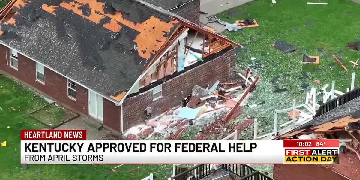 Federal public assistance approved for Kentucky storm victims