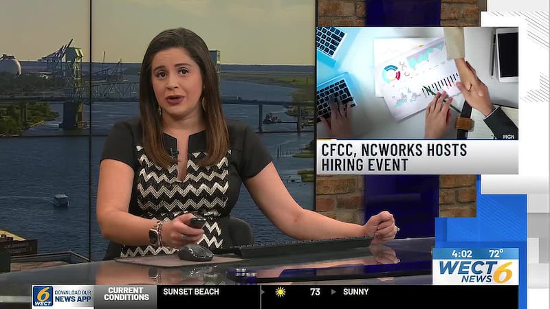 CFCC, Pender County NCWorks to host free Surf City hiring event